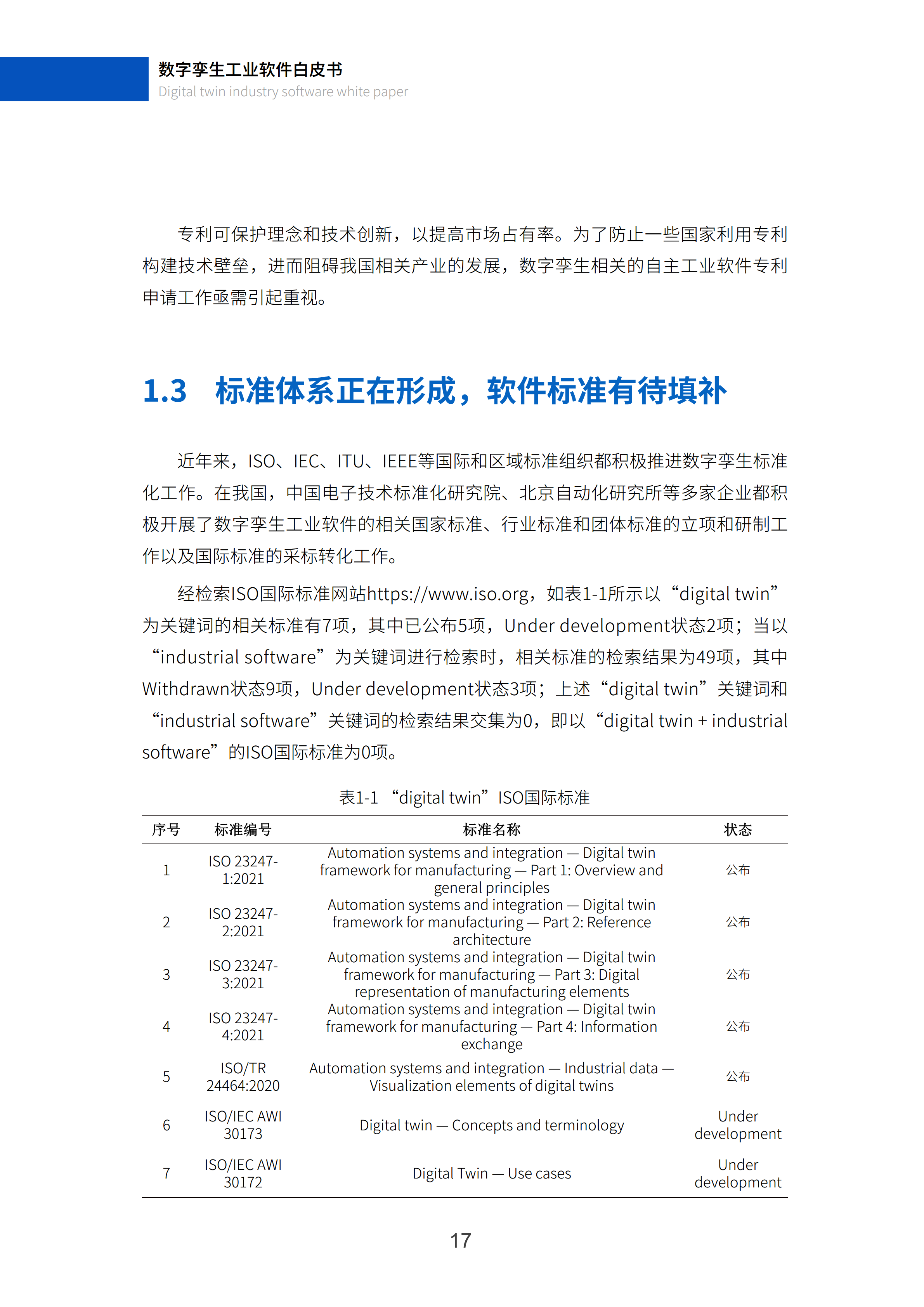 数字孪生工业软件白皮书(2023年第一版)图片