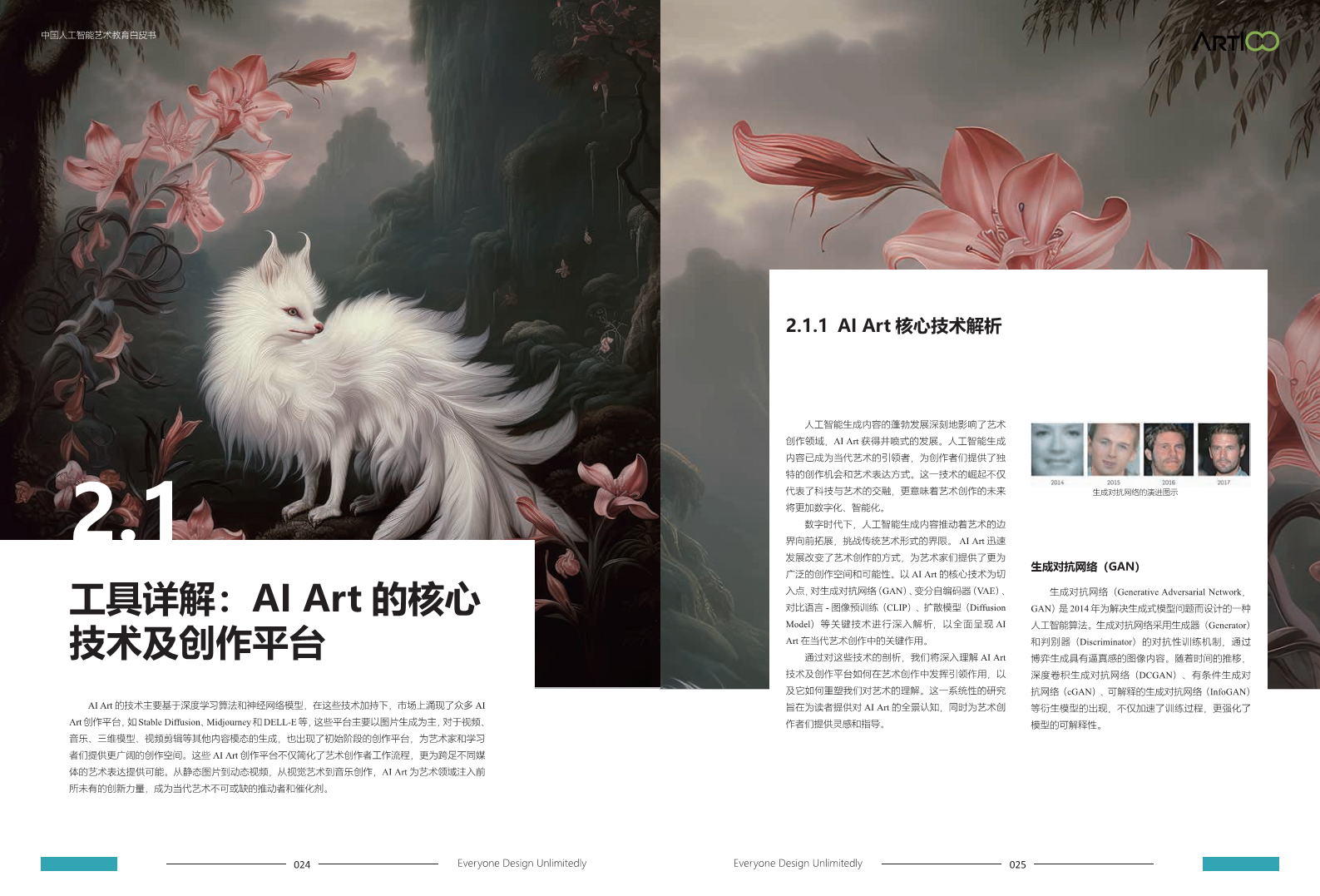 2023中国人工智能艺术教育白皮书图片