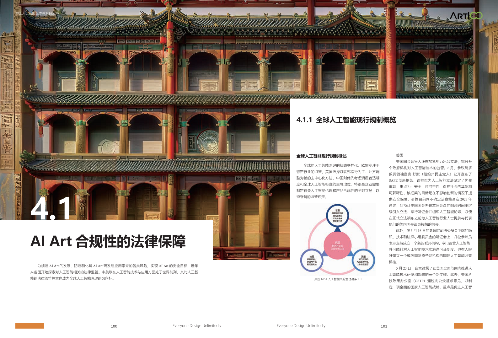 2023中国人工智能艺术教育白皮书图片