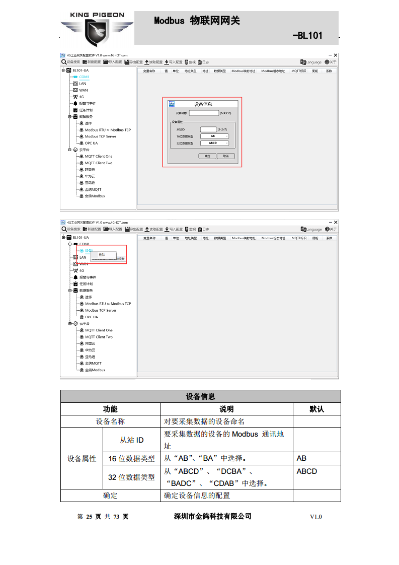 Modbus转MQTT网关图片