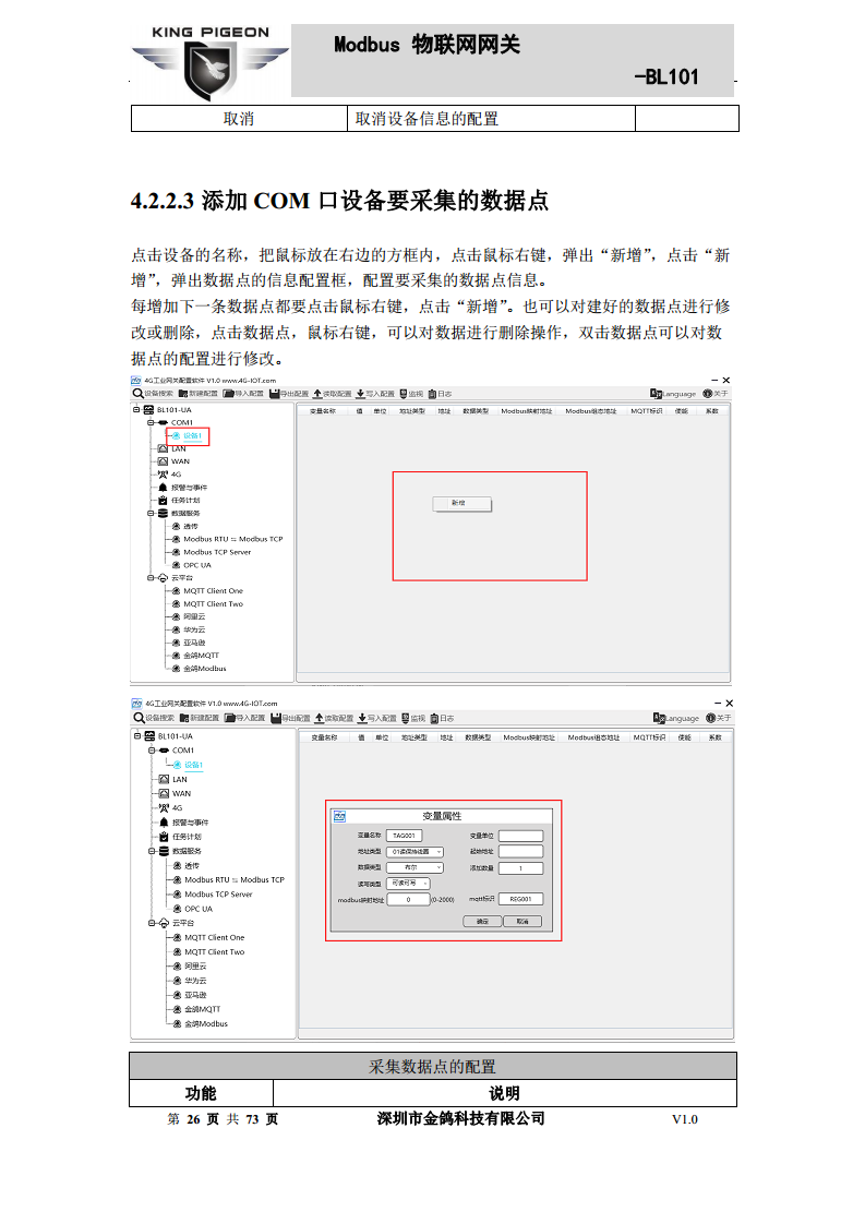 Modbus转MQTT网关图片