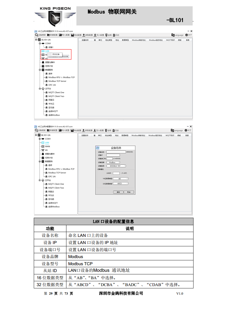 Modbus转MQTT网关图片