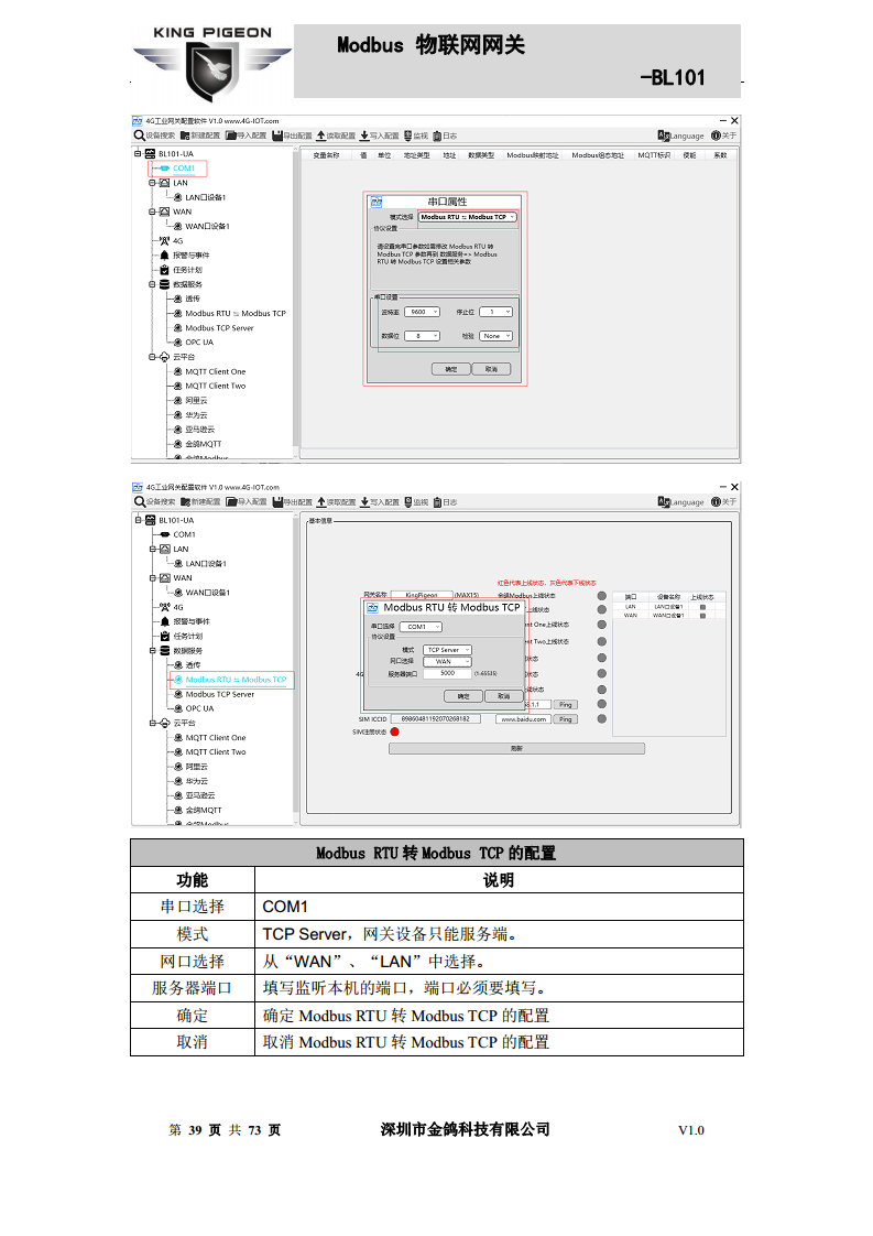 Modbus转MQTT网关图片