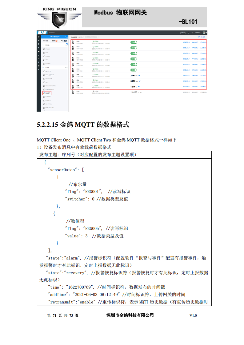 Modbus转MQTT网关图片