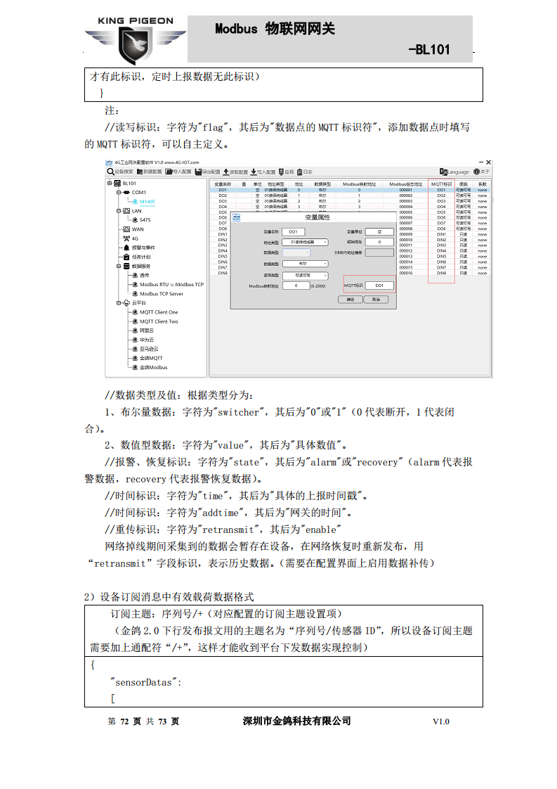 Modbus转MQTT网关图片