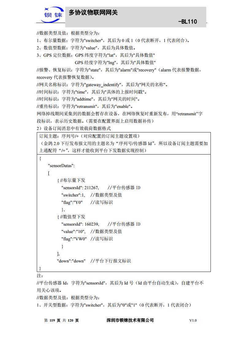 多协议物联网网关 BL110图片