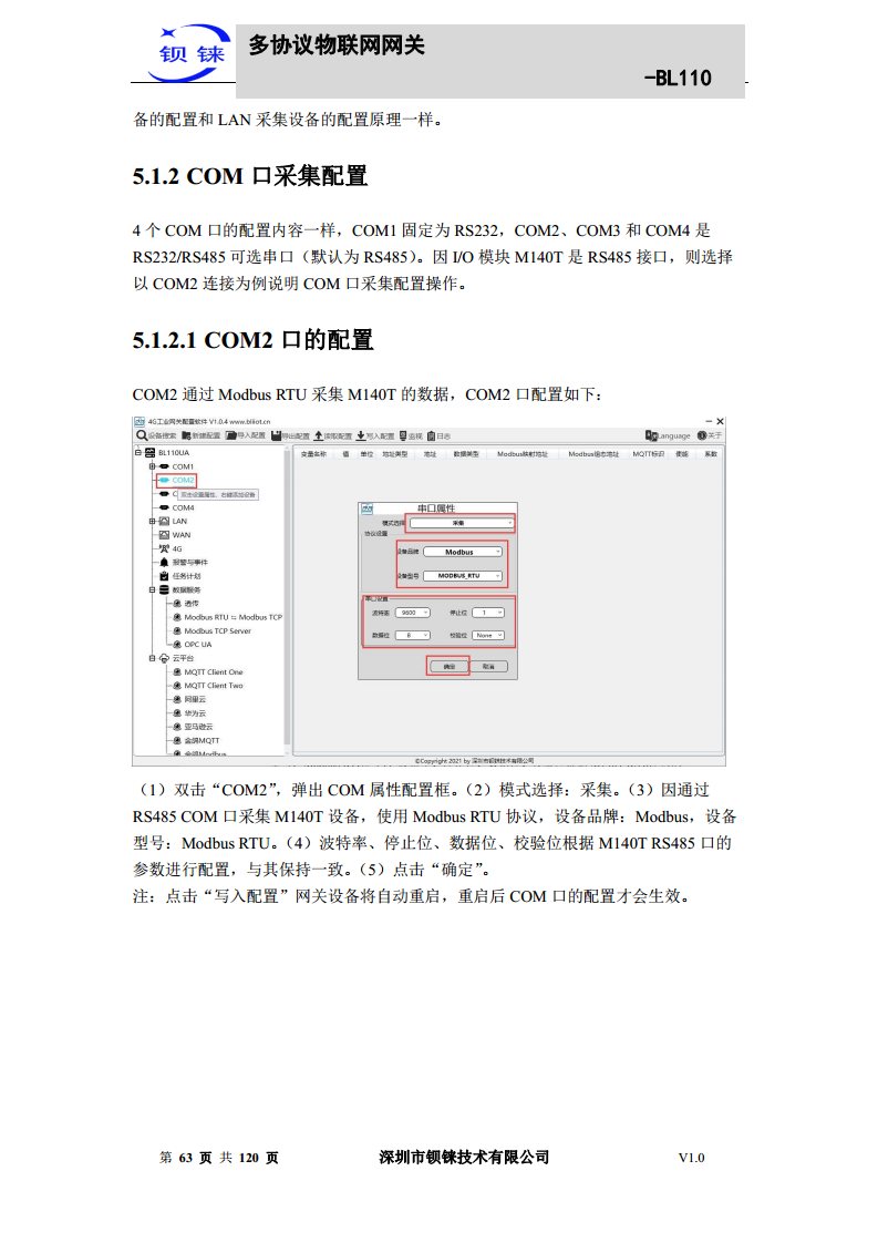 多协议物联网网关 BL110图片
