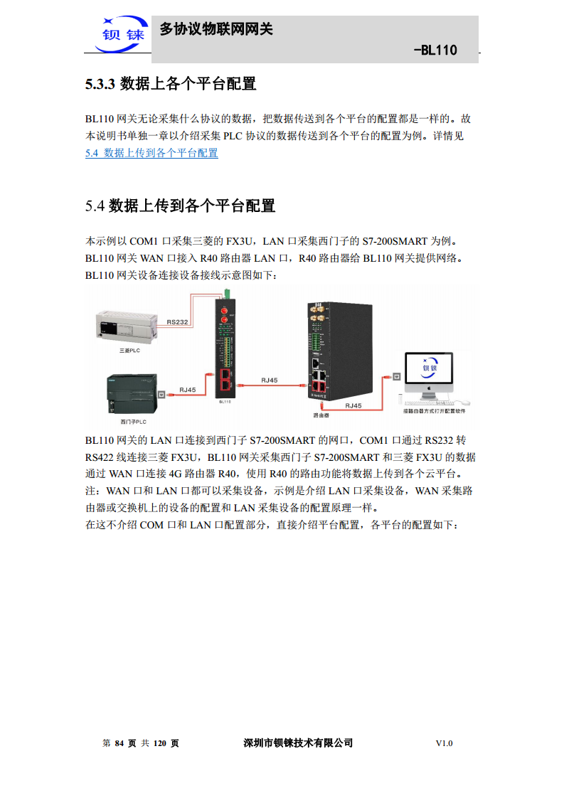 多协议物联网网关 BL110图片