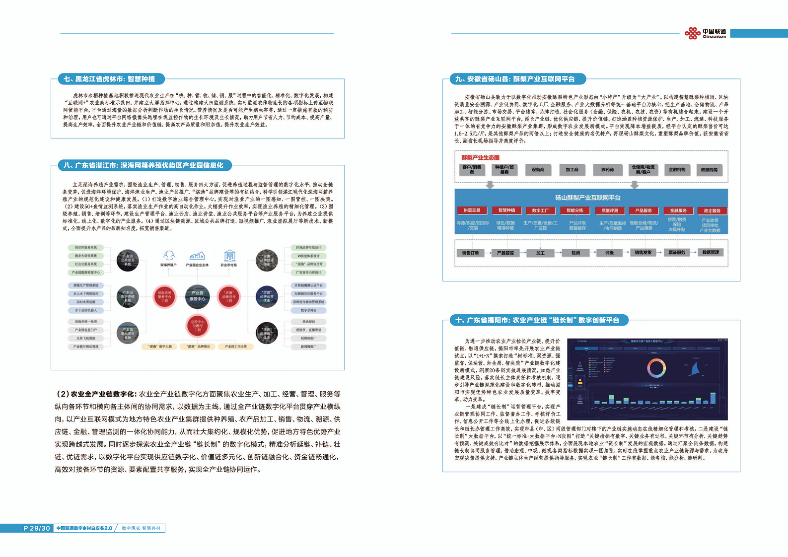 中国联通数字乡村白皮书2.0:数字惠农智慧兴村图片