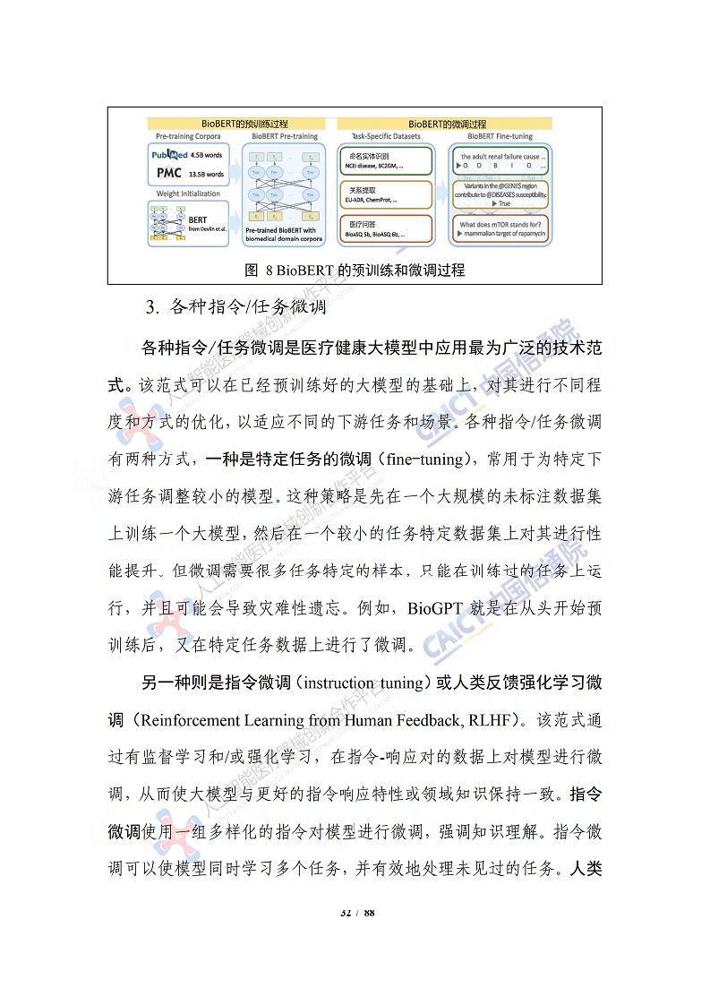 人工智能大模型赋能医疗健康产业白皮书（2023）图片