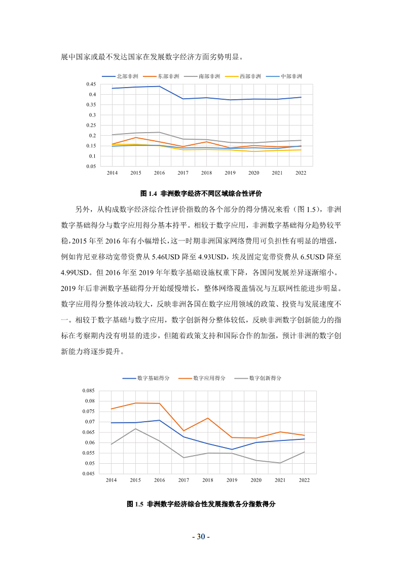 非洲数字经济发展指数与中非数字经济合作报告2024图片