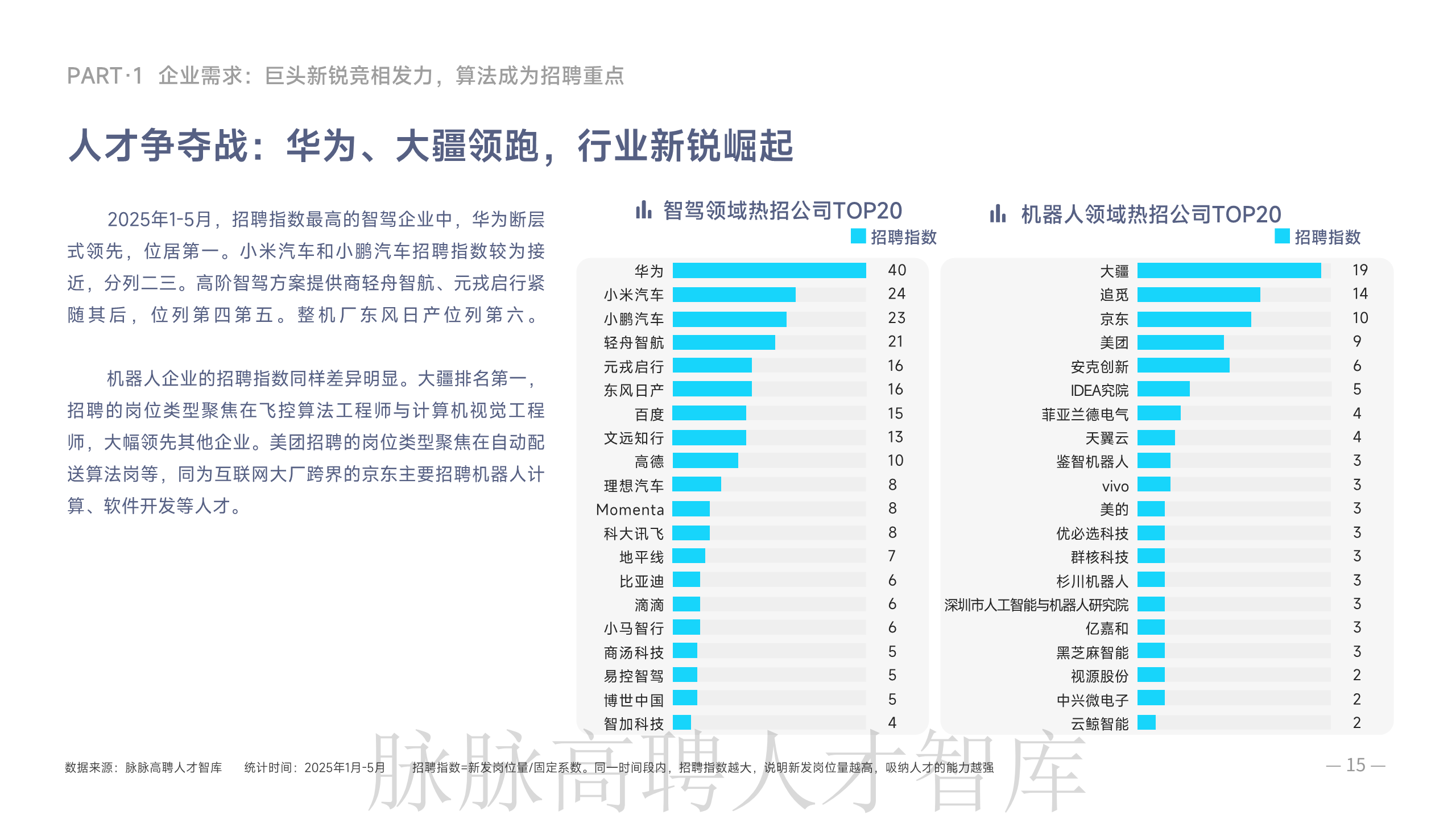 《智驾和机器人领域人才洞察》报告图片