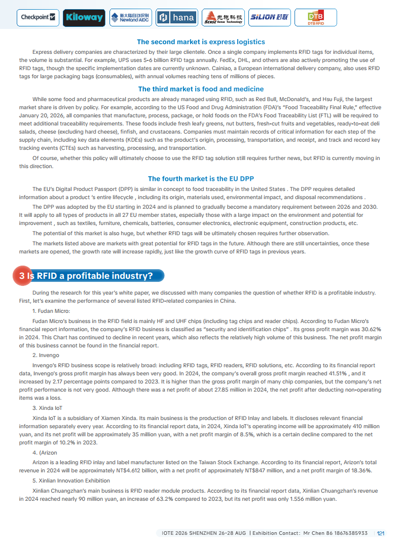 China RFID Passive Internet of Things Industry White Paper图片