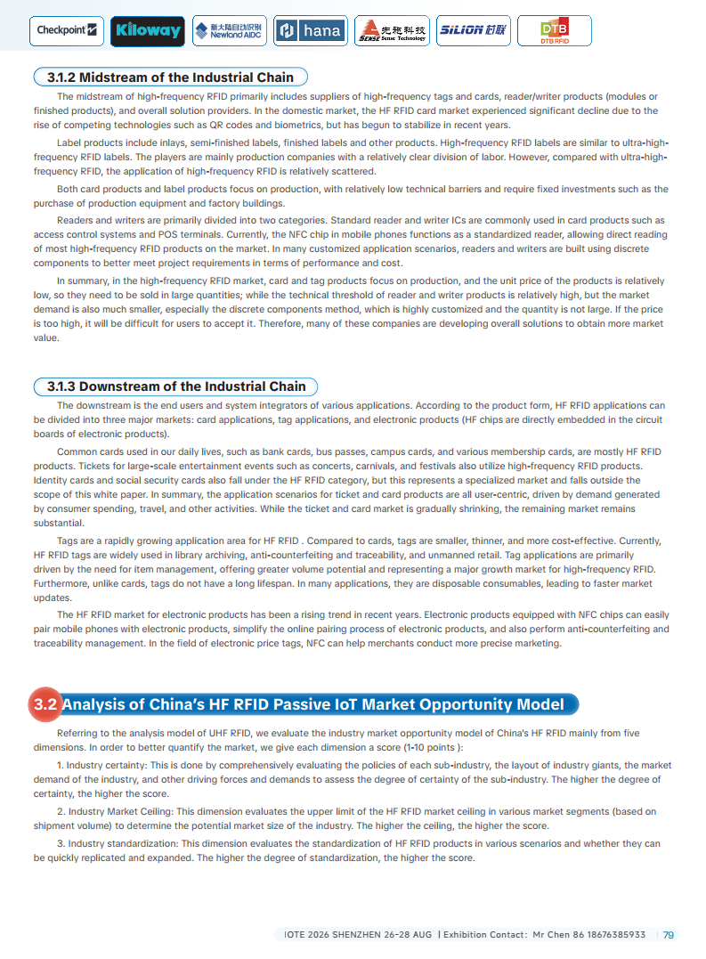 China RFID Passive Internet of Things Industry White PaperͼƬ