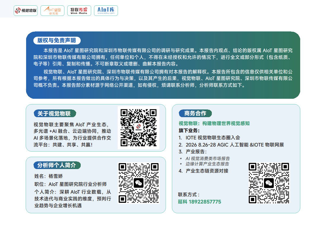 2026 AIoT视觉消费市场调研报告图片